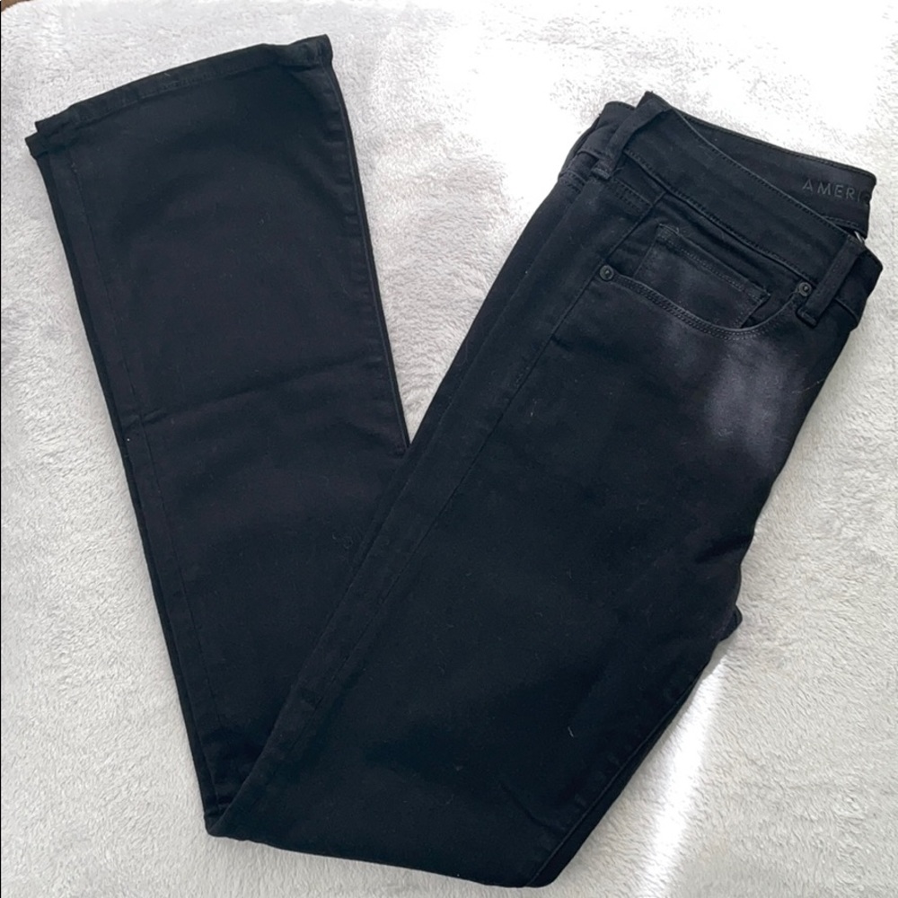 American Eagle Black Skinny Kick Jeans